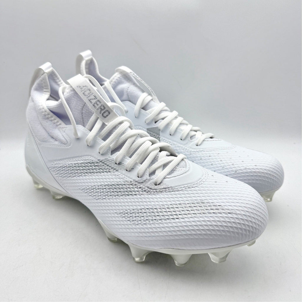 Adidas Mens Adizero Impact Football Cleats Size 9 White Athletic IF2475 NWOB