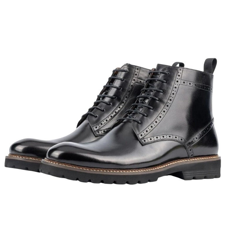 Vintage Foundry Co. Mens Blade Ankle Boots US 11 EU 44 Black Leather NIB