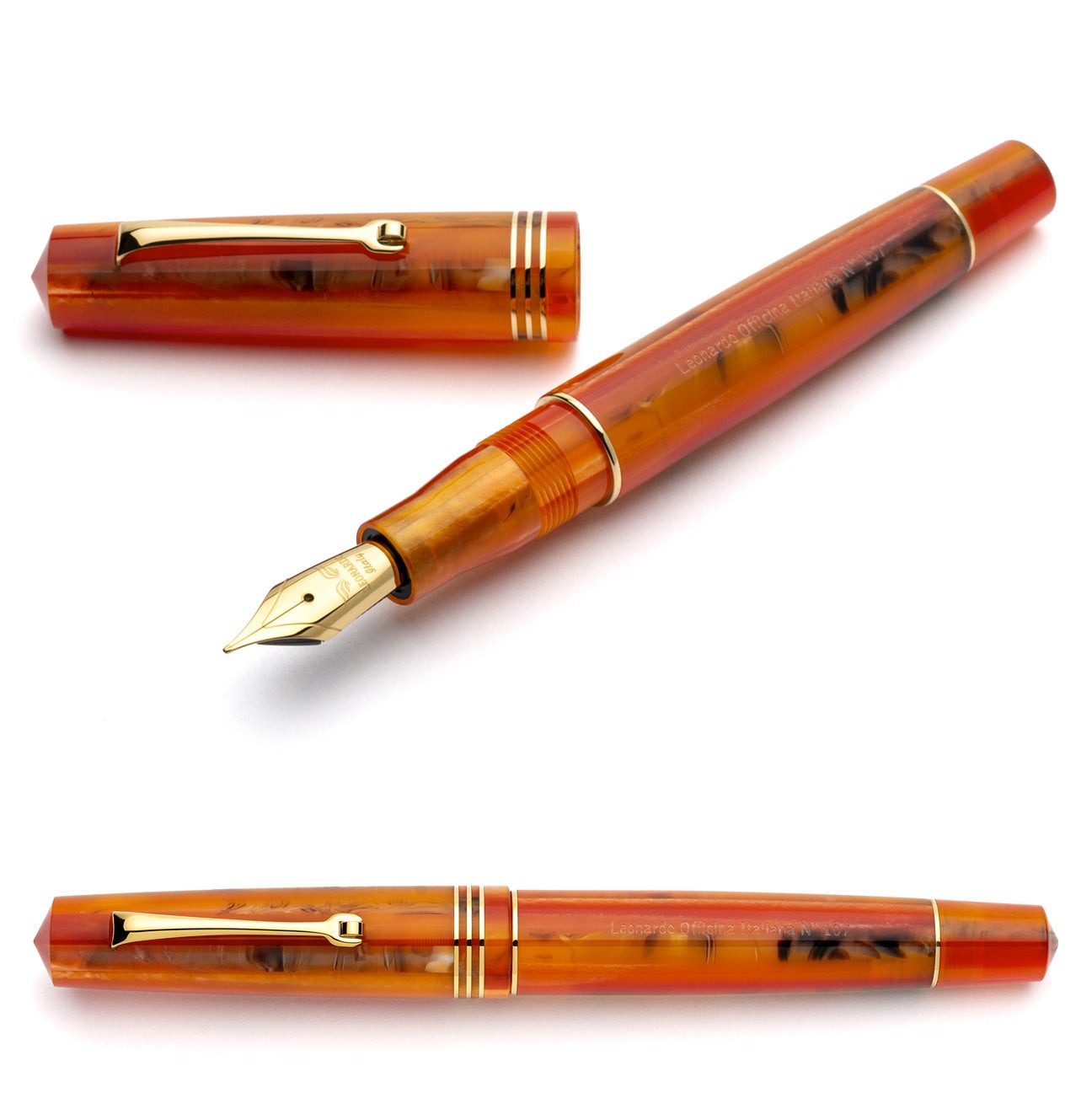 Leonardo Momento Zero Fountain Pen - Mango GT