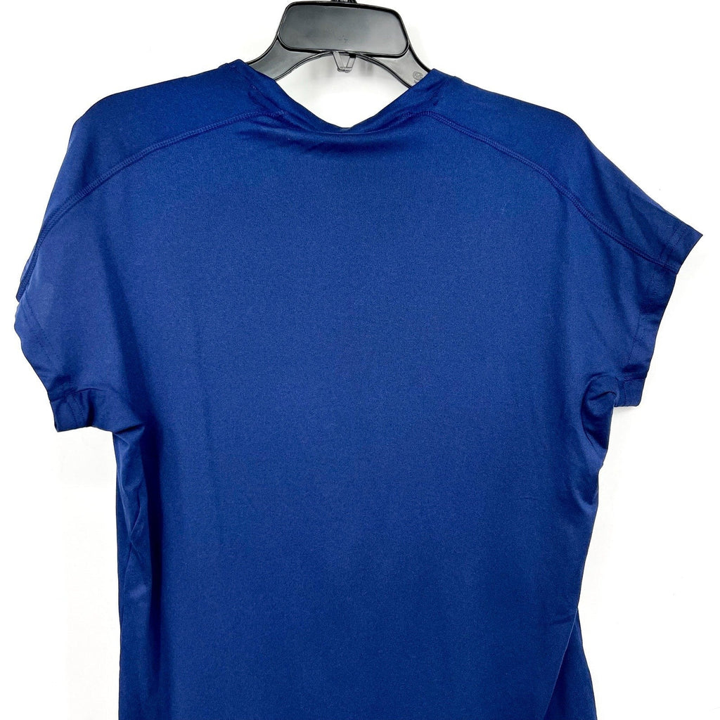 ADIDAS Women's Train Essentials V-Neck Tee Medium Dark Blue Short Sleeve NWT