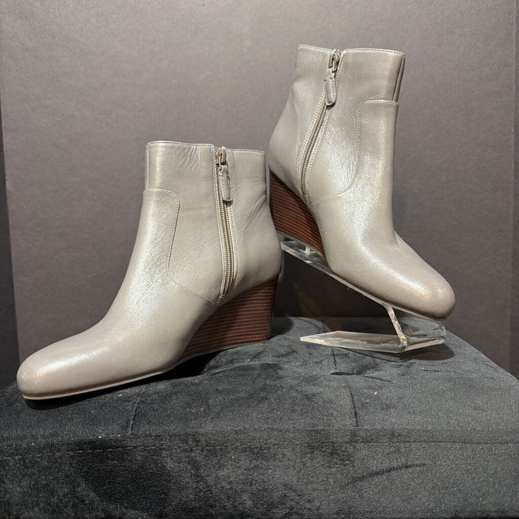 Cole Haan NEW Wedge Leather BOOTIES 7.5