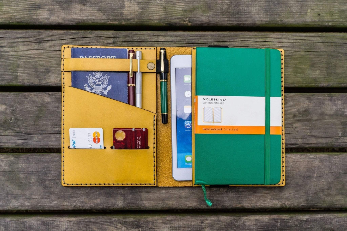iPad Mini & Large Moleskine Cover - Yellow