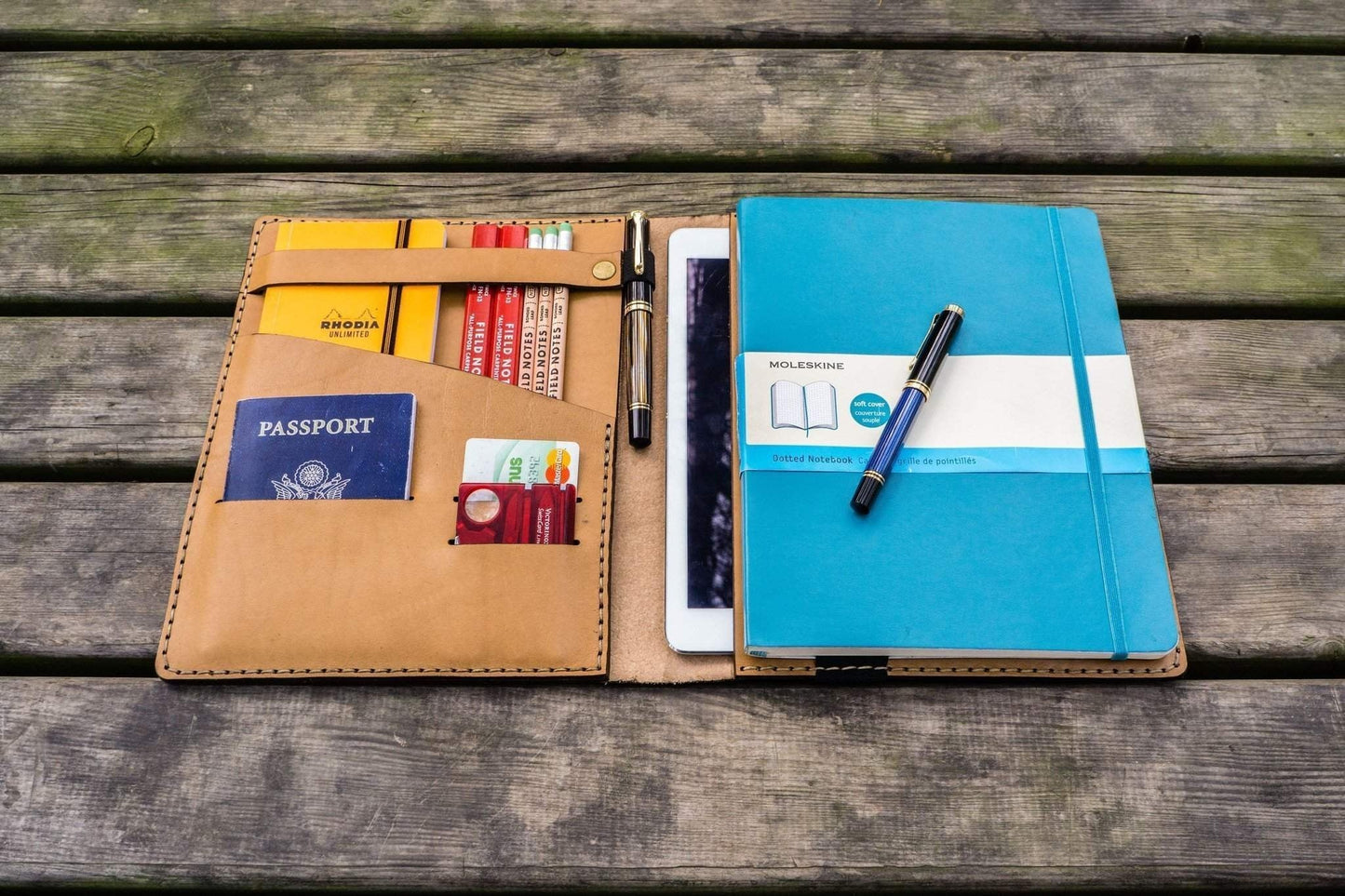 iPad Pro 11 - Pro 10.5 and B5 size Notebook Cover - Natural