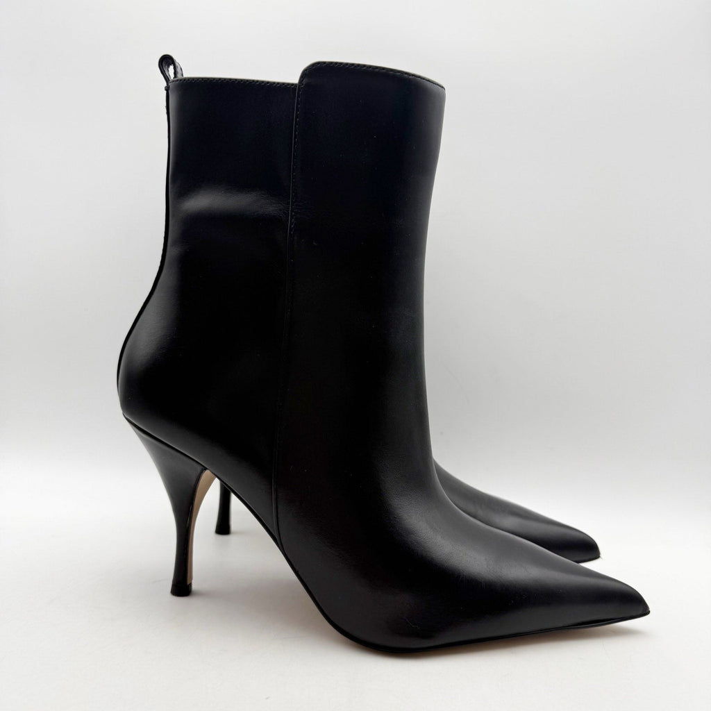 Vince Camuto Womens Poise Ankle Boot Size 9.5 M EU 41 Black Leather Heels NIB