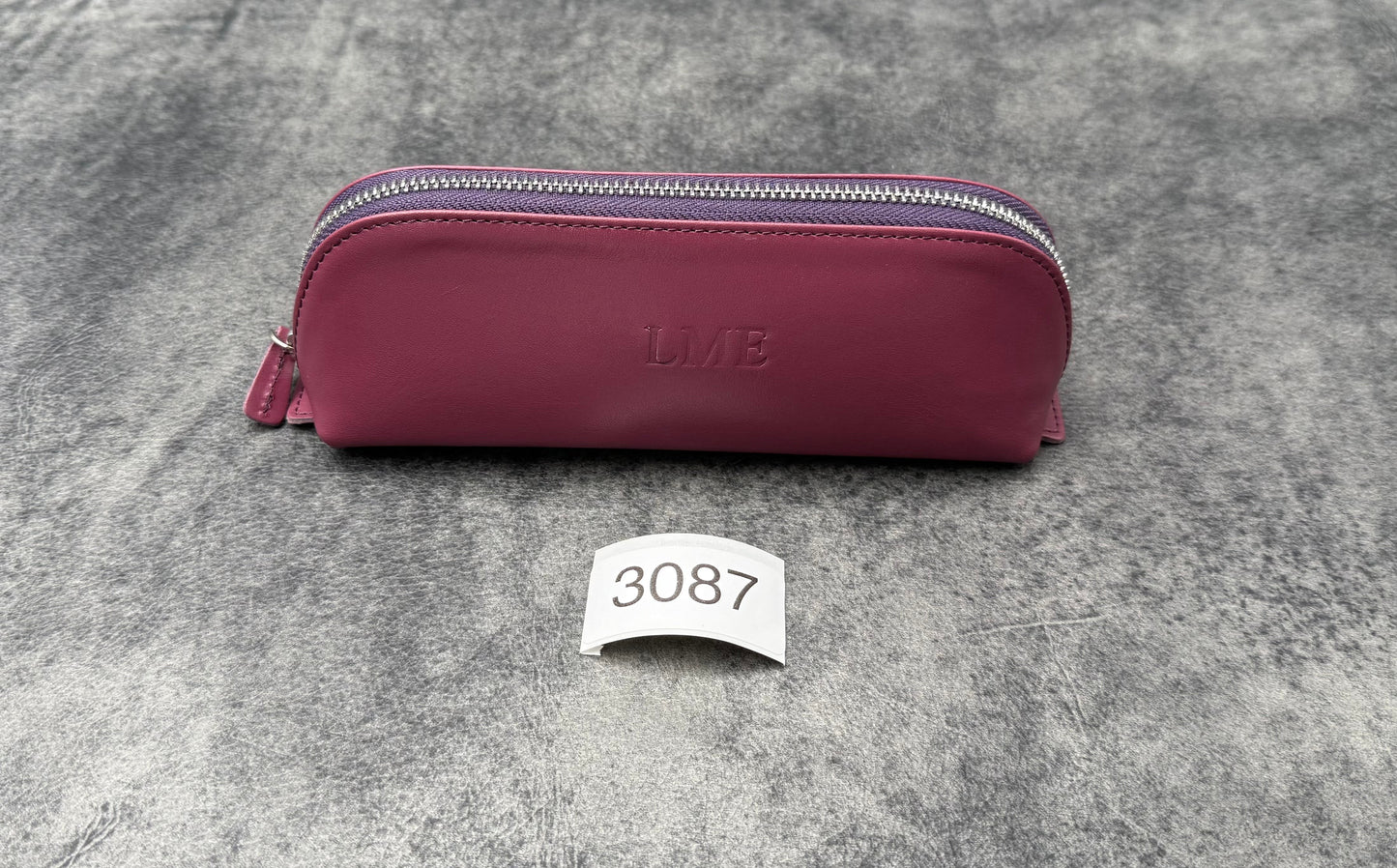 SECONDS -XLarge Zipper Leather Pencil Case - 3087