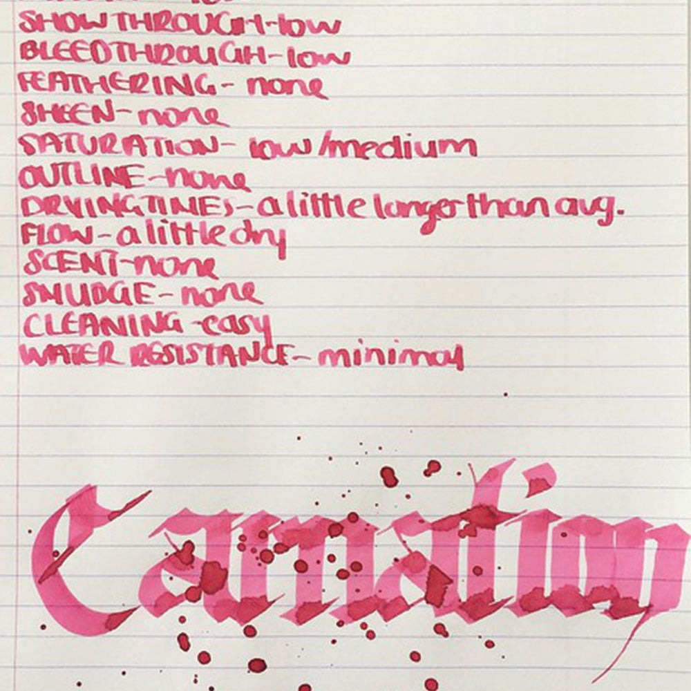 Diamine Flower Carnation Fountain Pen Ink