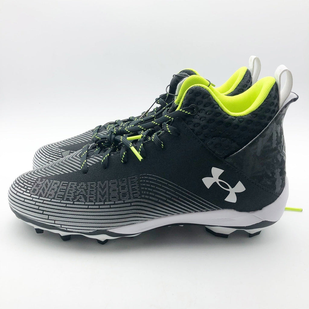 Under Armour Men's Highlight Hammer MC 2.0 Football Cleats Size 9.5 Black NWOB