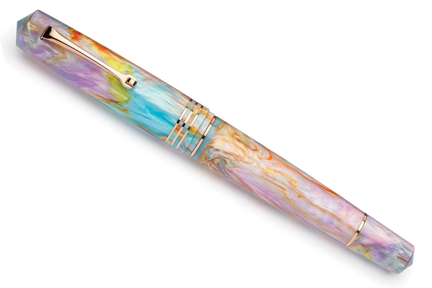 Leonardo Momento Zero Grande 2.0 Fountain Pen – Primary Manipulation 4 – RGT #8 14K Gold