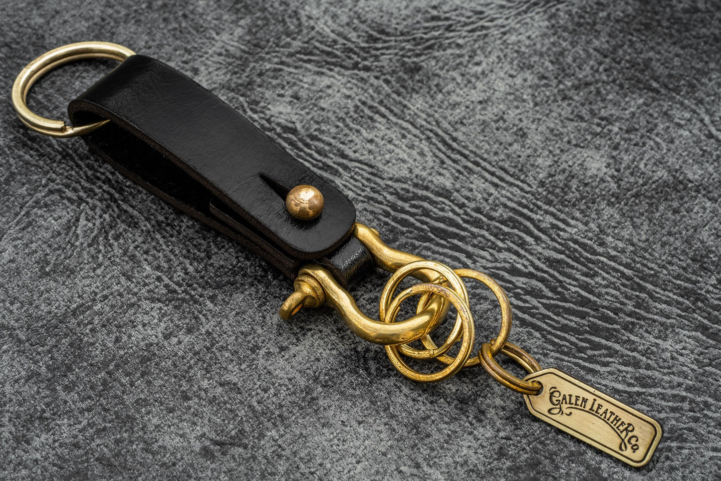 Leather Key Fob - California