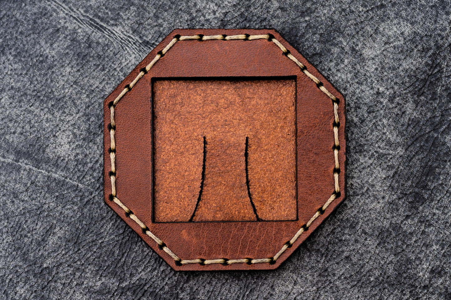 Leather Photo Frame Octagon