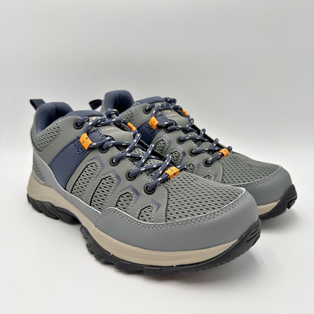 Columbia Womens Granite Trail Hiking Shoes Size 9.5 Blue Grey Waterproof NIB