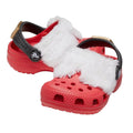Crocs Unisex Santa Classic Clogs Womens 8 Mens 6 Festive Red White Black NWT