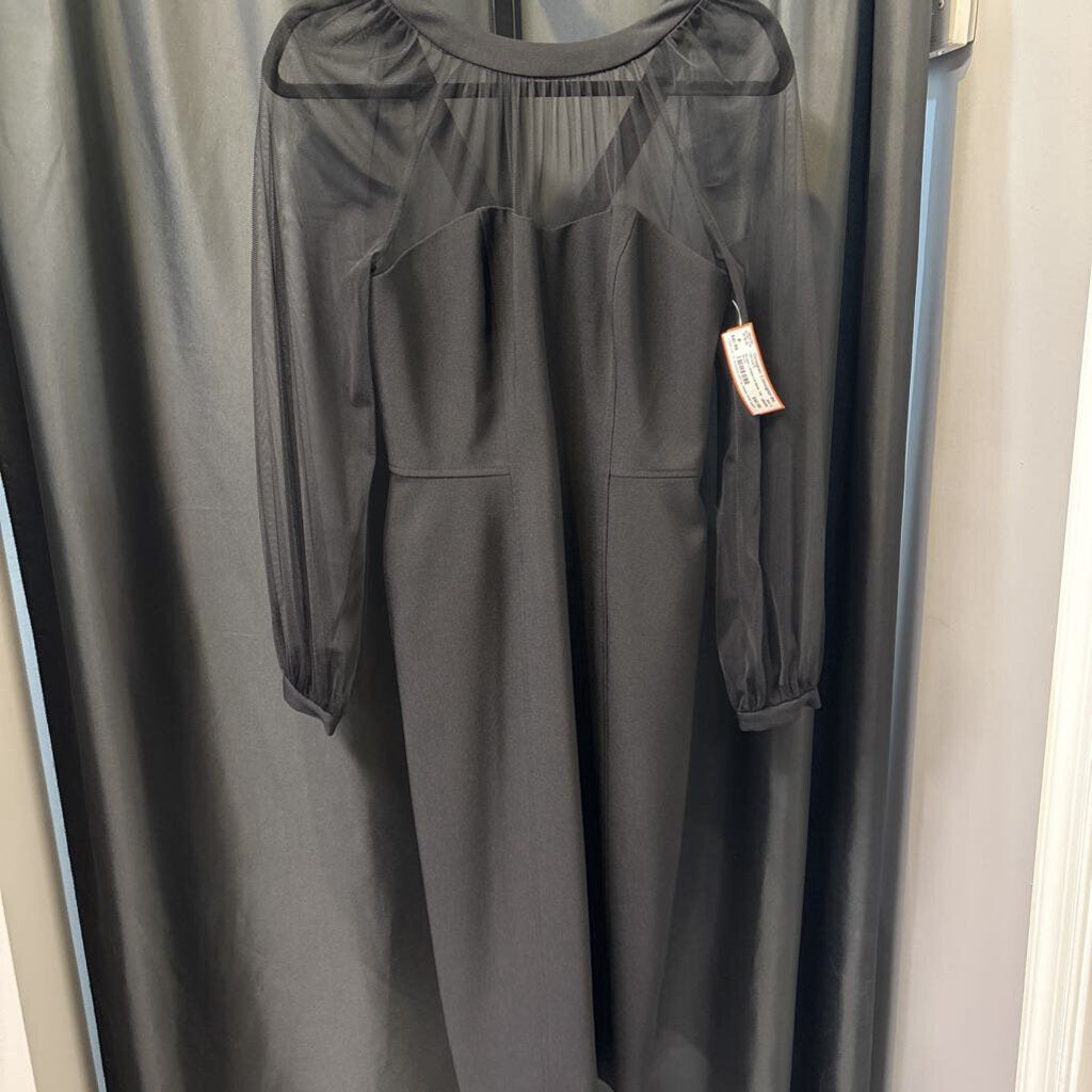 Maggy London LS Mesh Top DRESSES 4