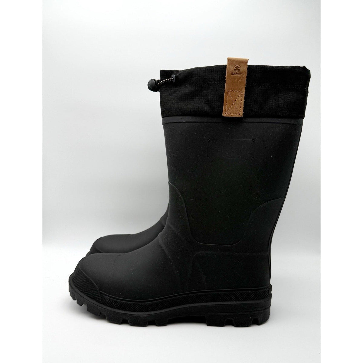 Kamik Mens Tundra Winter Boots Size 10 M EU 43 Black Waterproof Mid-Calf NIB