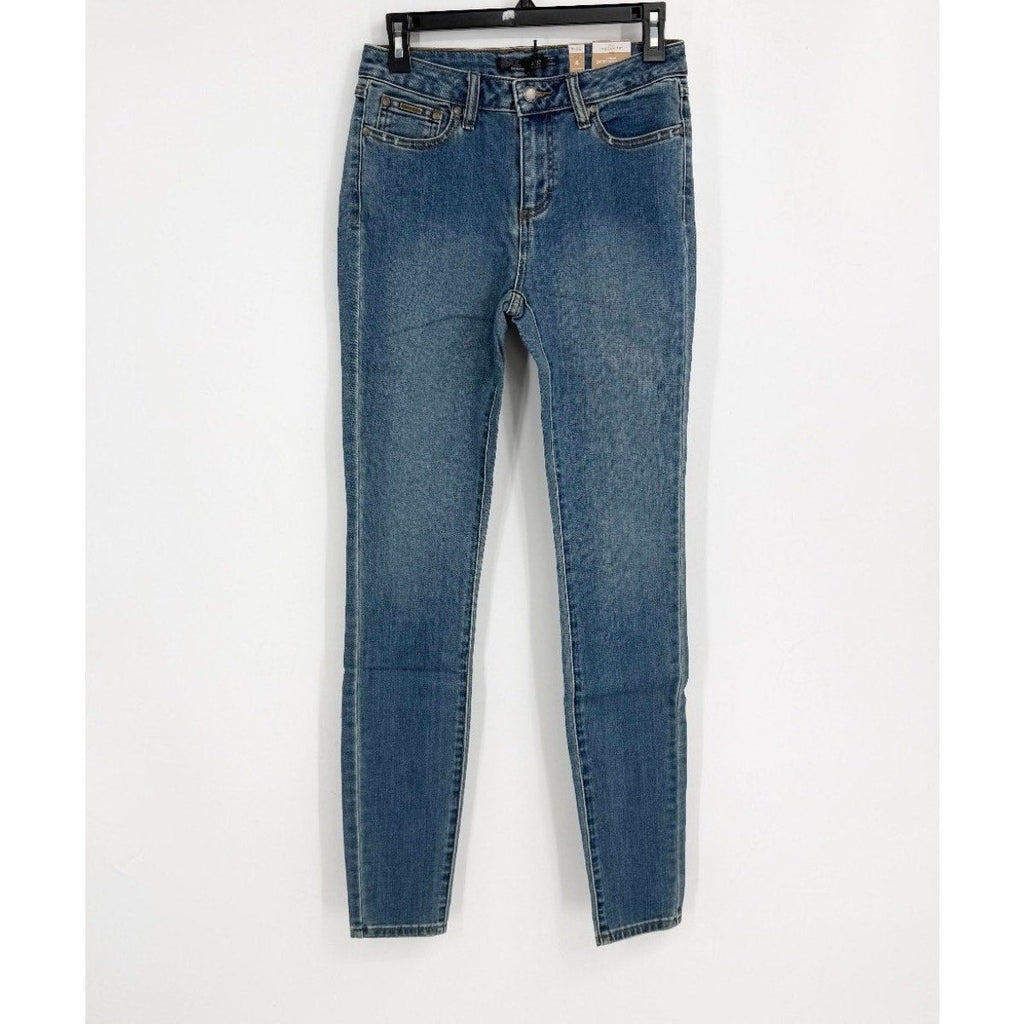 PRANA Womens Sienna Jeans 27x33 US 4 Tall True Blue Mid Rise Stretch Denim NWTf