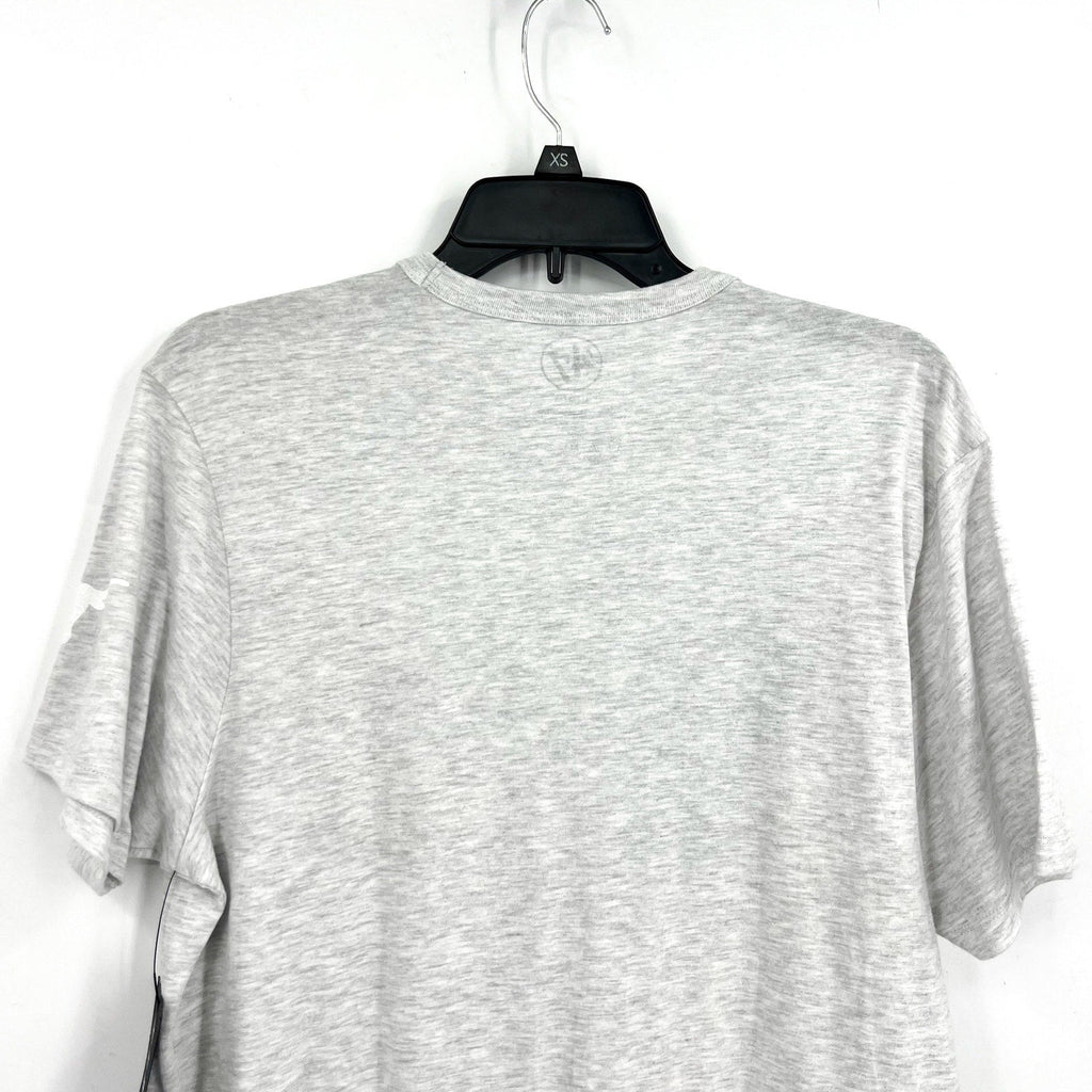 47 BRAND Mens Cuernos Lagros Texas Longhorn Shot Sleeve Tee Medium Grey NWT