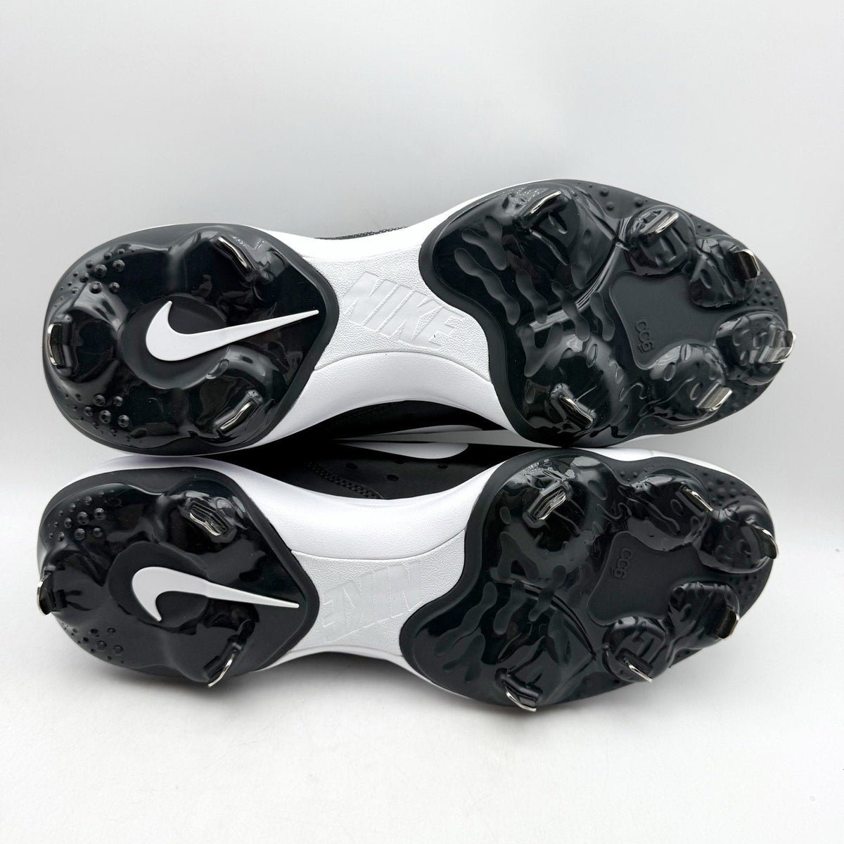 Nike Mens Alpha Huarache Varsity 4 Low Baseball Cleats US 12 Black Grey NWOB