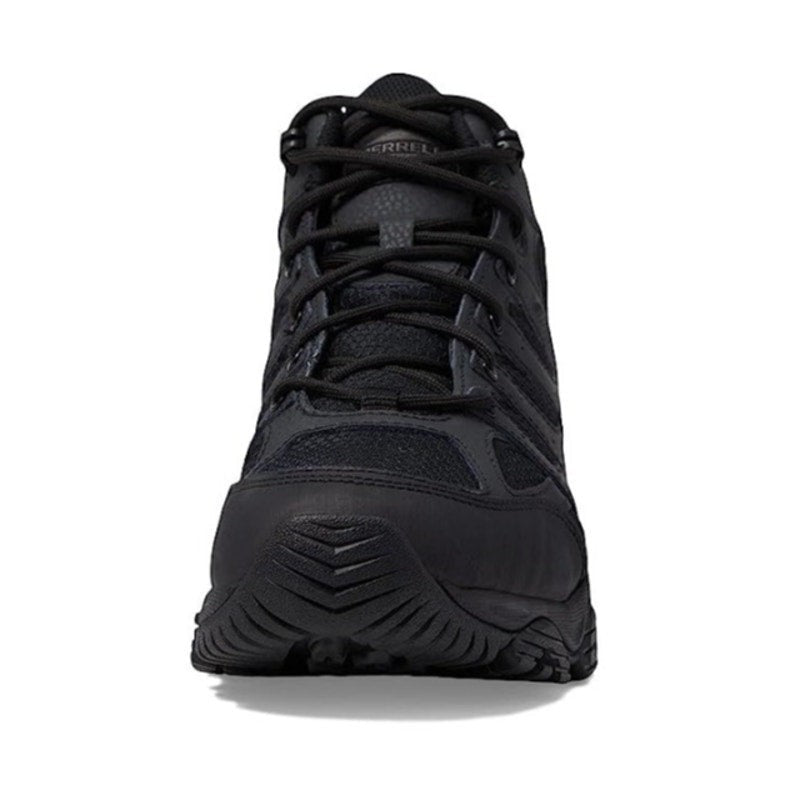 Merrell Womens Moab 3 Tactical Work Mid Boots US 6 M Black Leather WP NWOB