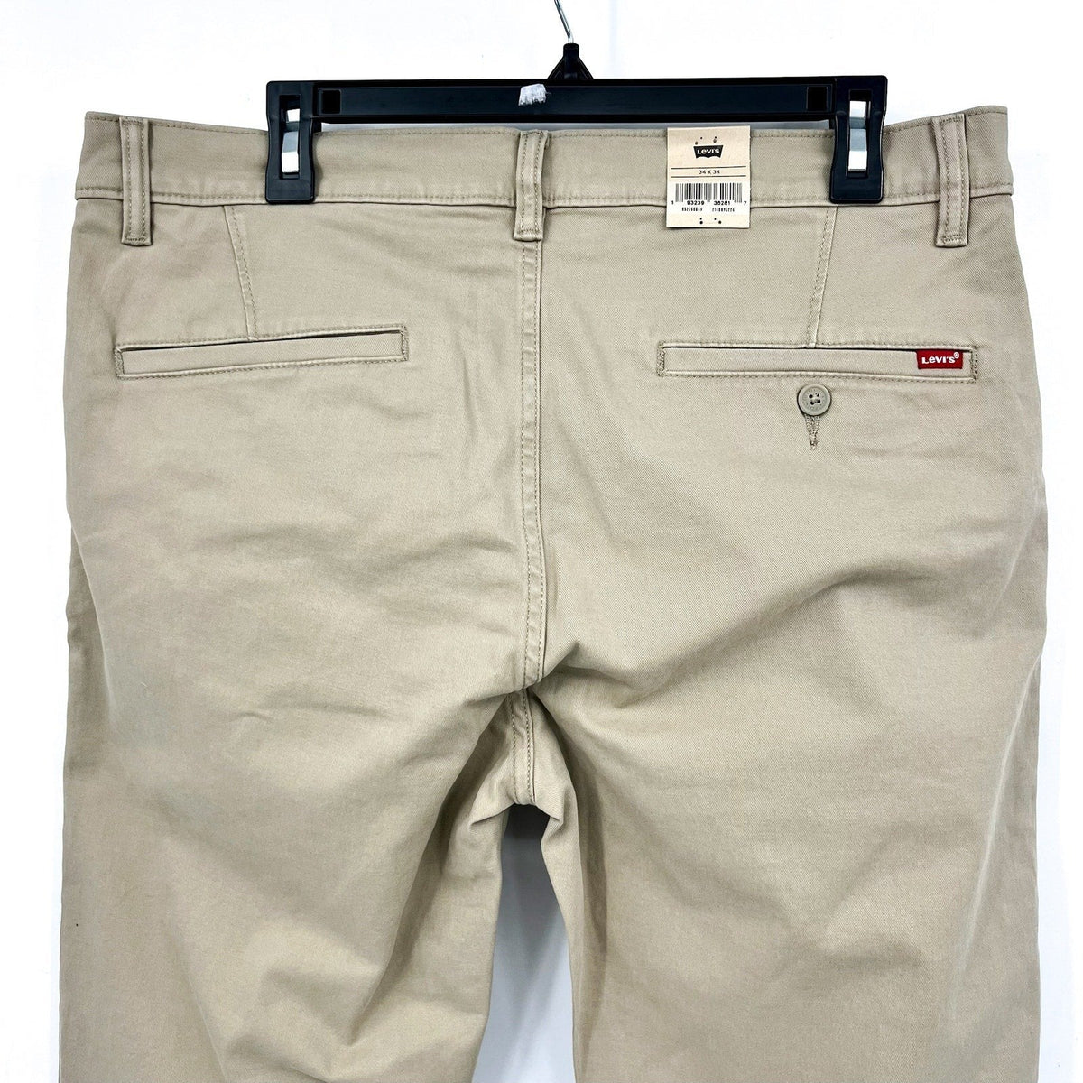 LEVI'S Men's XX Standard Taper Chinos 34x34 Tan True Chino Pants 85226-0069 NWT