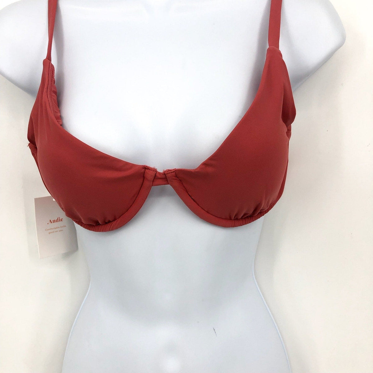 ANDIE SWIM Women's Sicily Underwire Bikini Top Medium Punch Pink