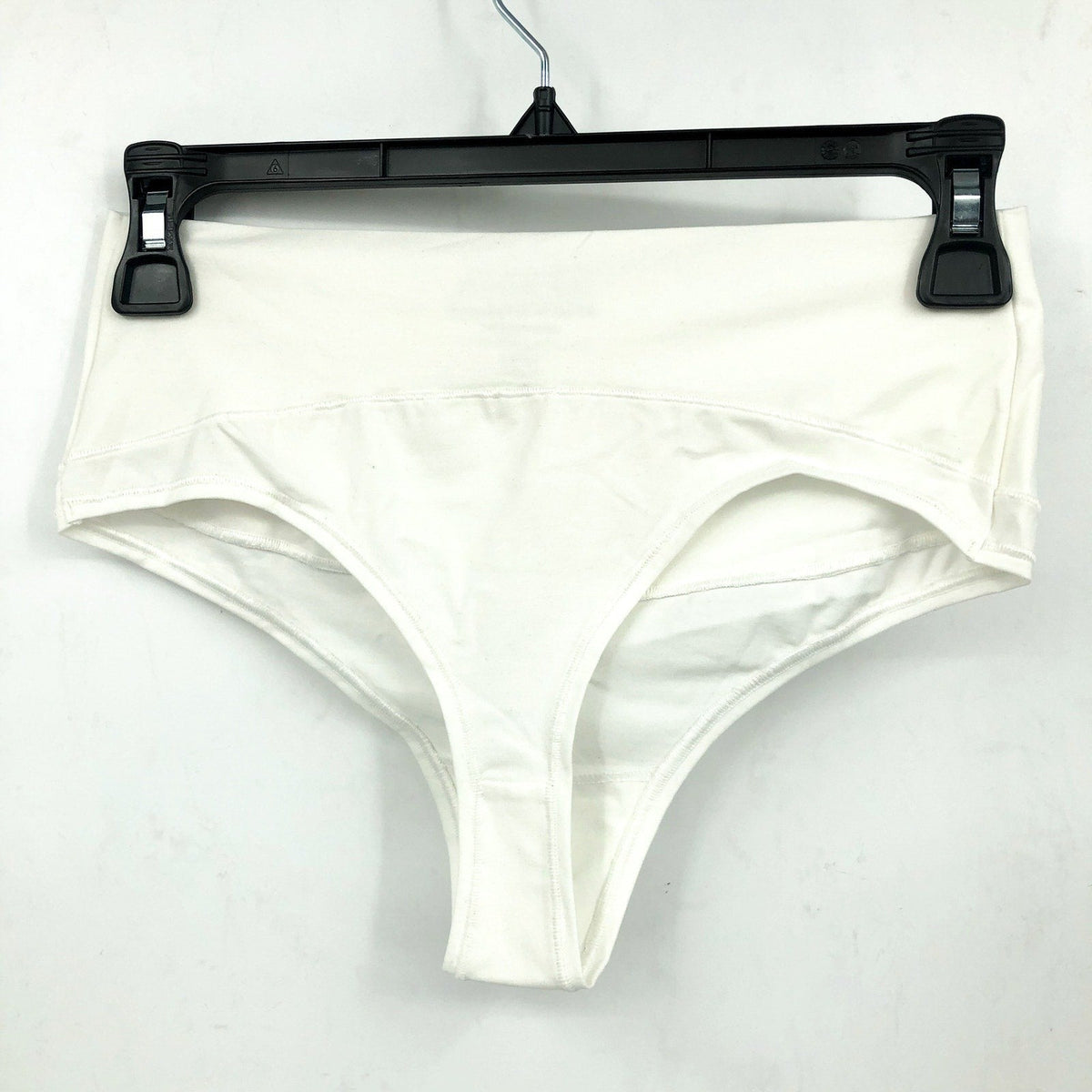 SPANX Women's Cotton Control Thong Medium White Tummy Shaping 40052R NWT