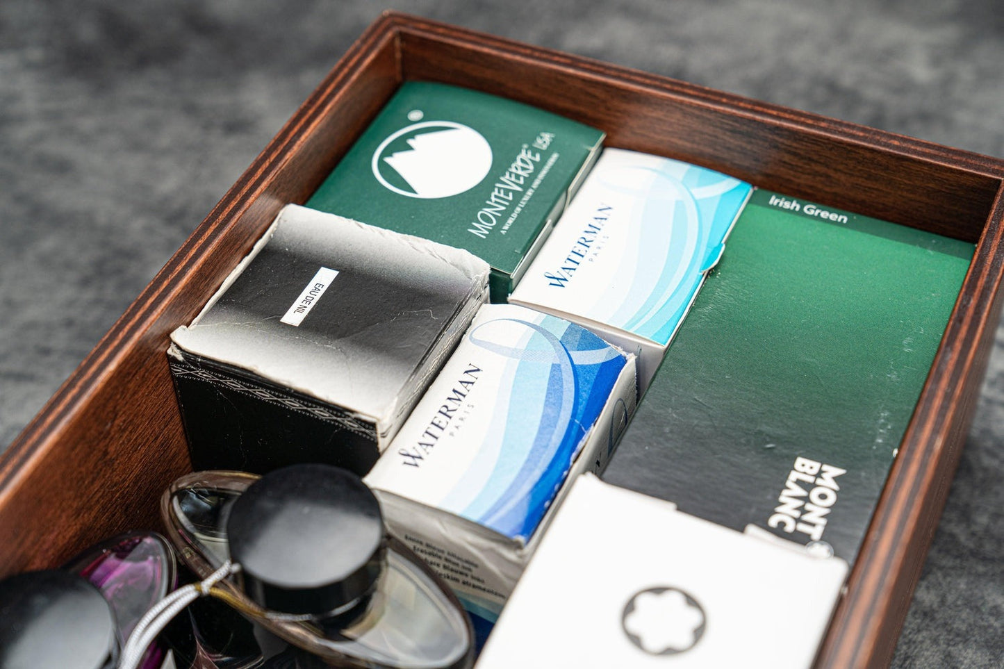 Stack & Store Wood Ink Storage Box