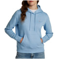 TOMMY HILFIGER Women's Flag Zip Hoodie Sweatshirt Medium Light Blue NWT