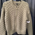 Talbots Heavy Knit Zip Up SWEATERS M/P