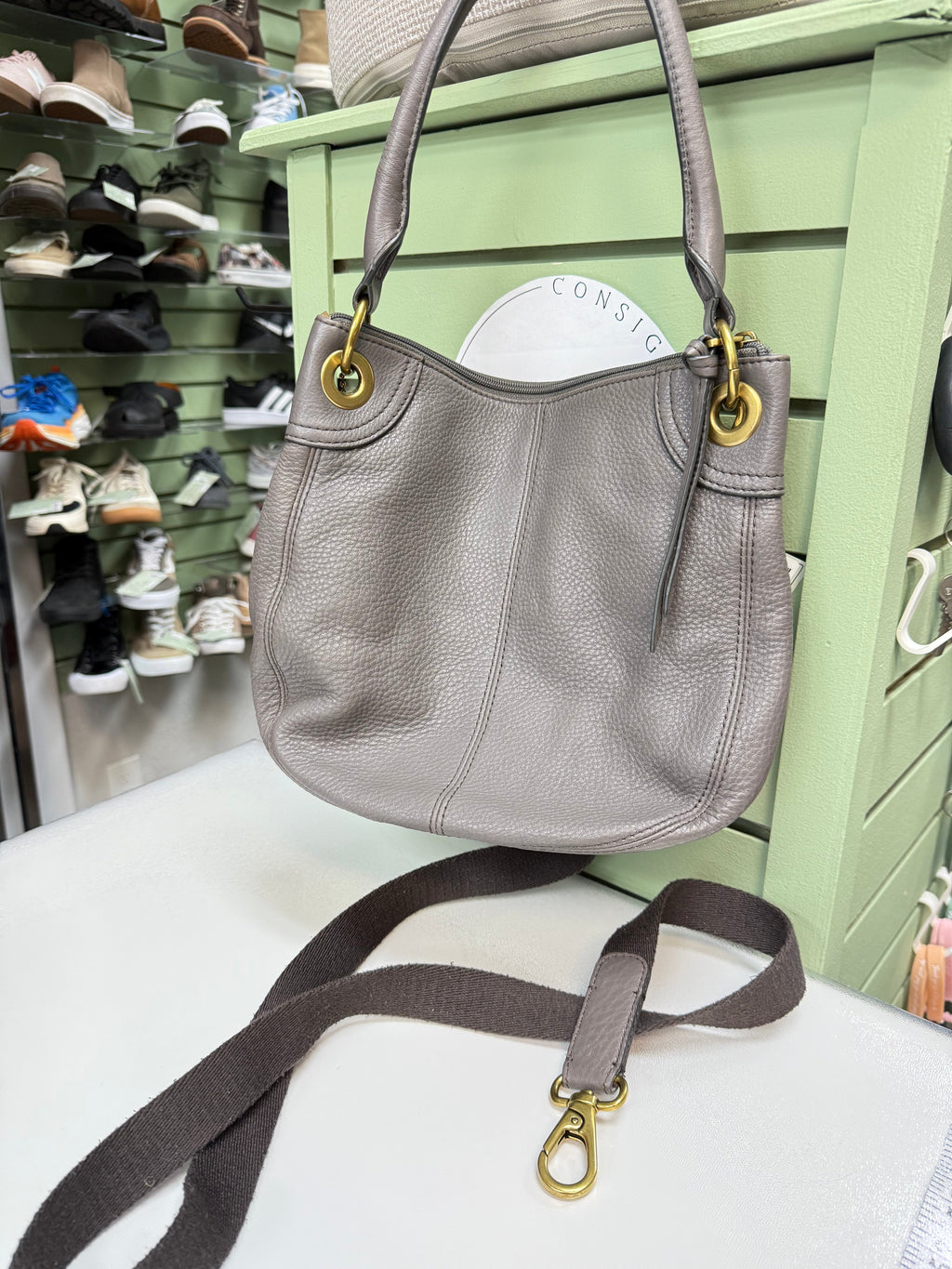 Fossil Patchwork Crossbody