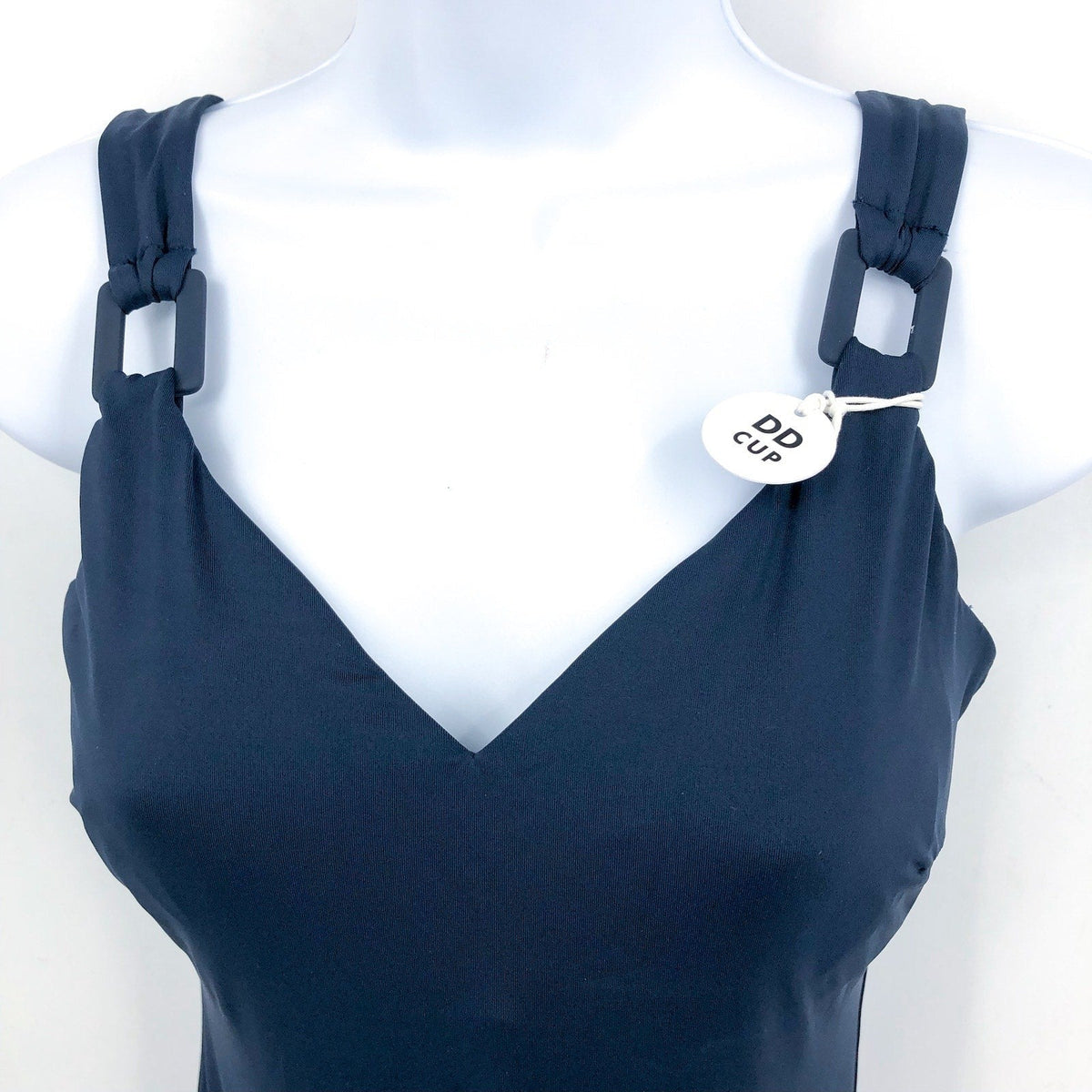 SEAFOLLY Collective DD One Piece Swimsuit Size 6 Blue True Navy Ring NWT