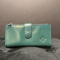 Patricia Nash Leather Long Bifold Zip WALLETS M