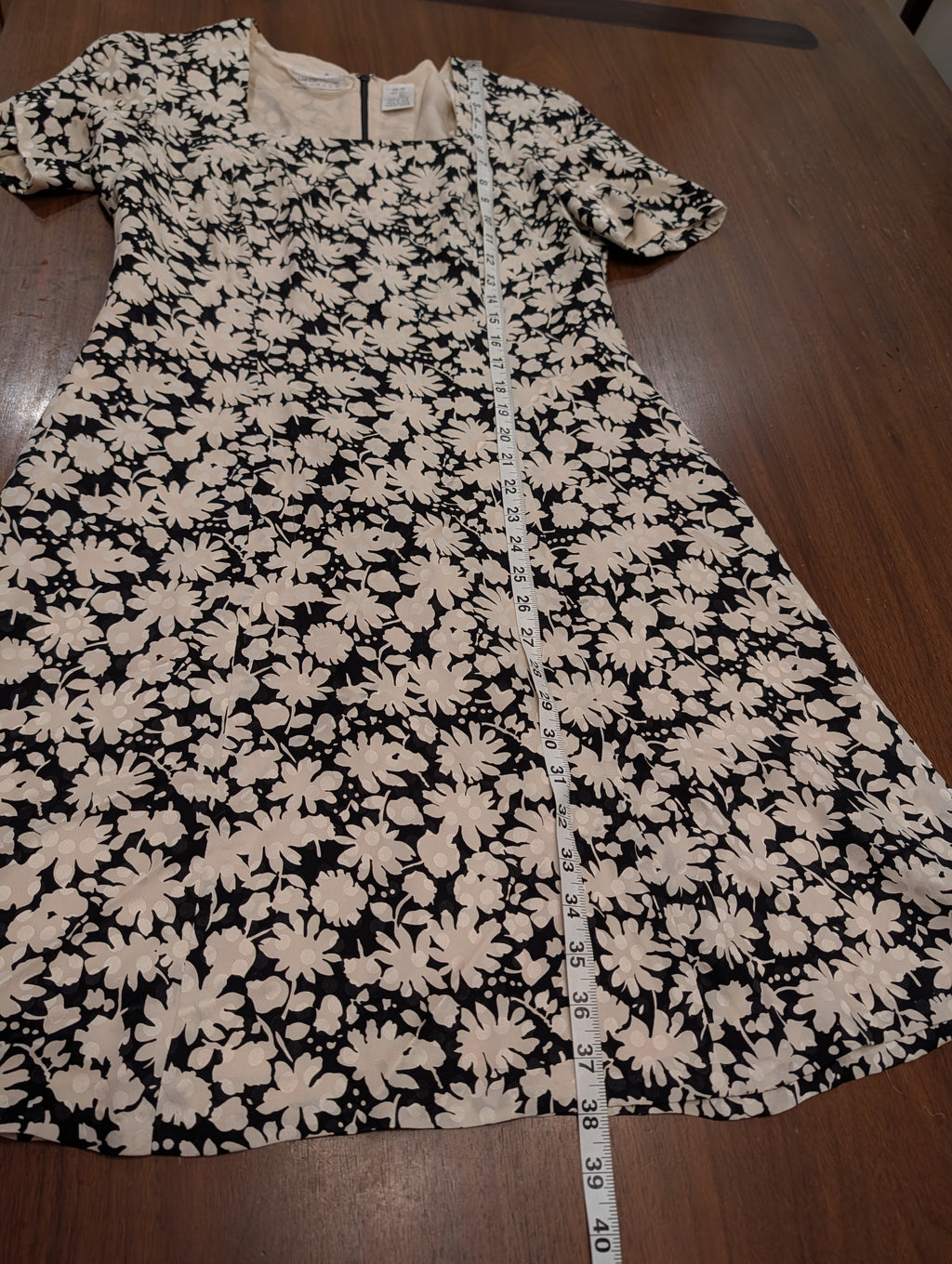 Vintage Silk Floral Dress - 10/M