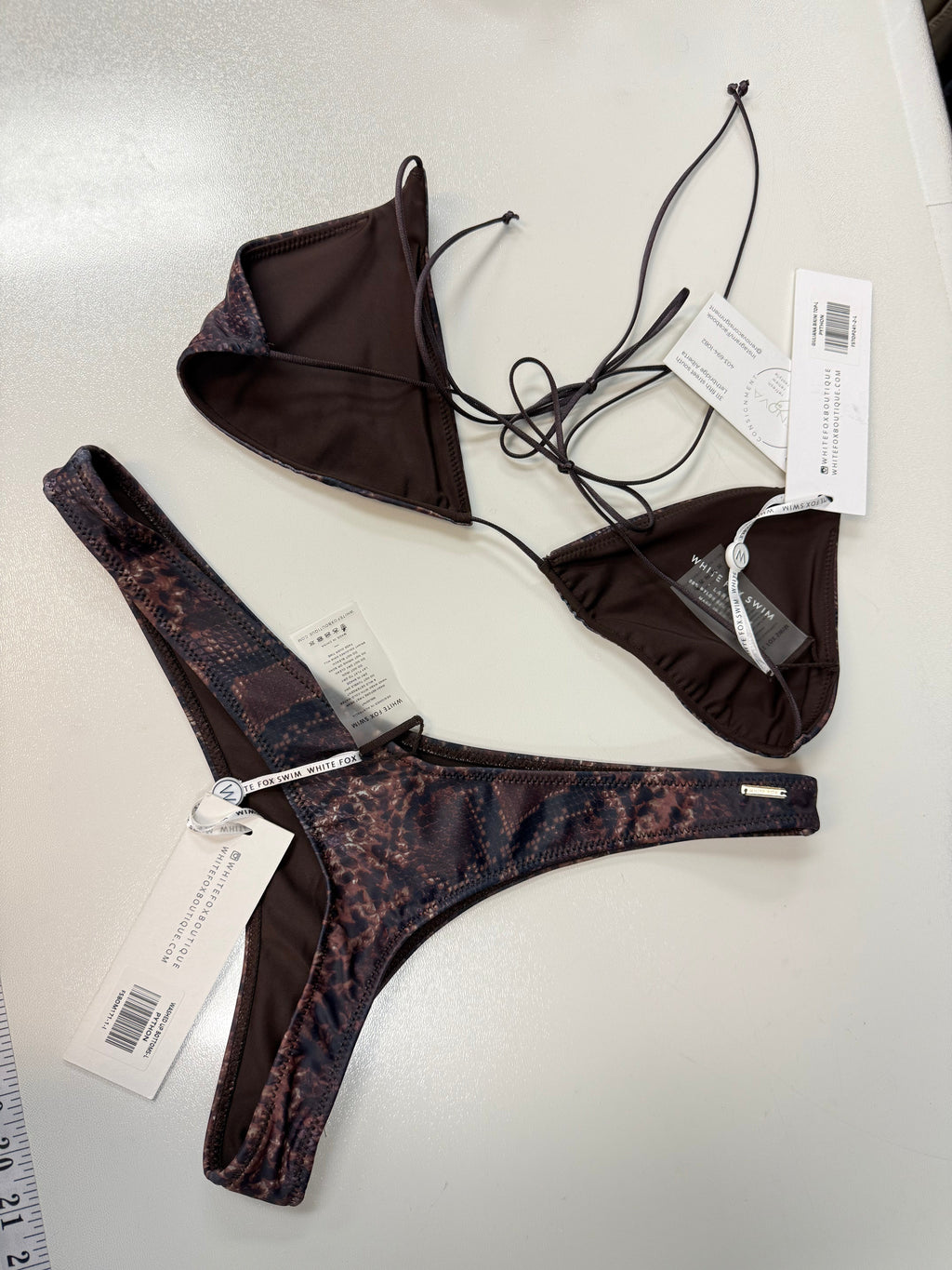 White Fox Bikini (L)