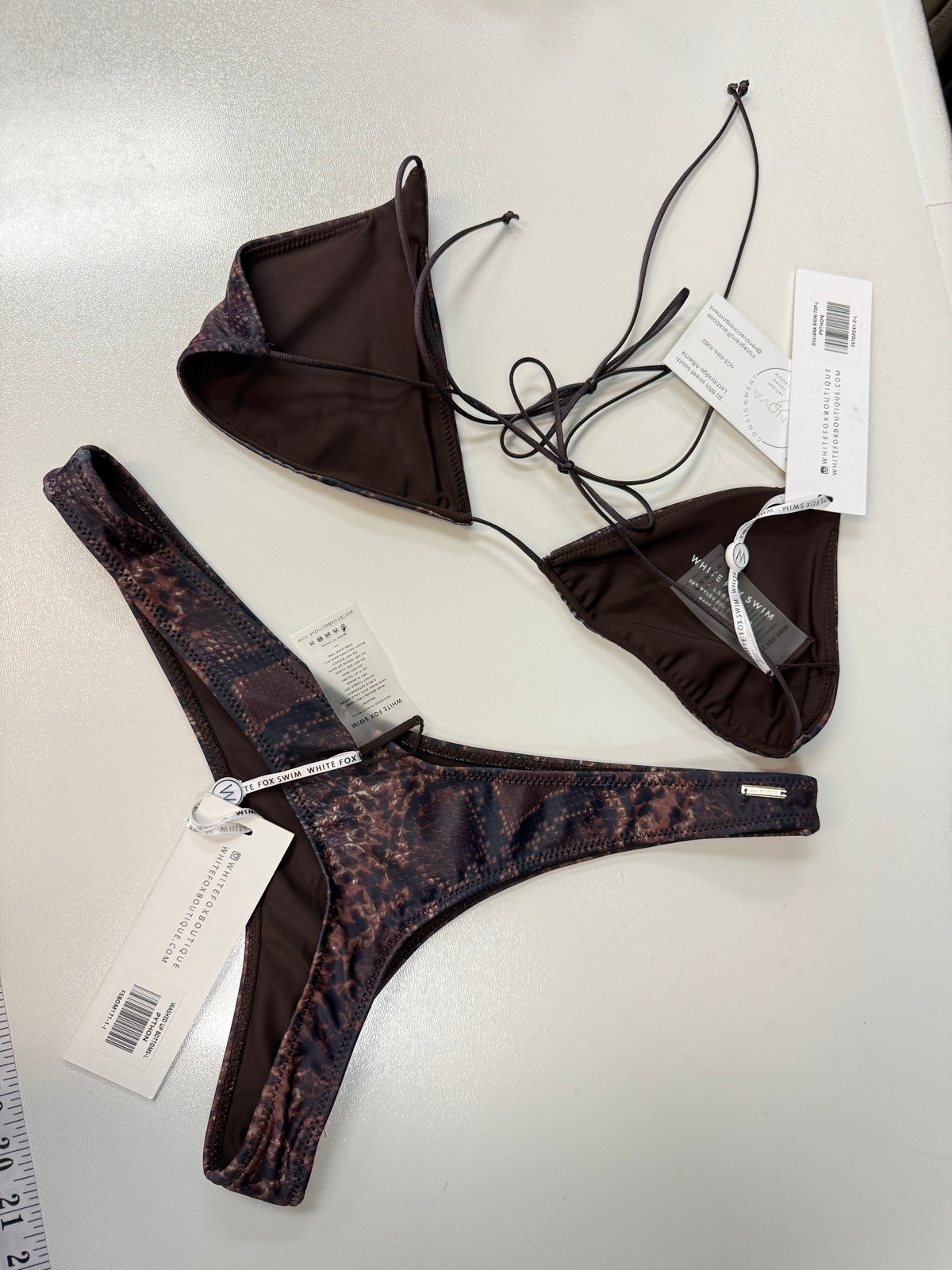 White Fox Bikini (L)