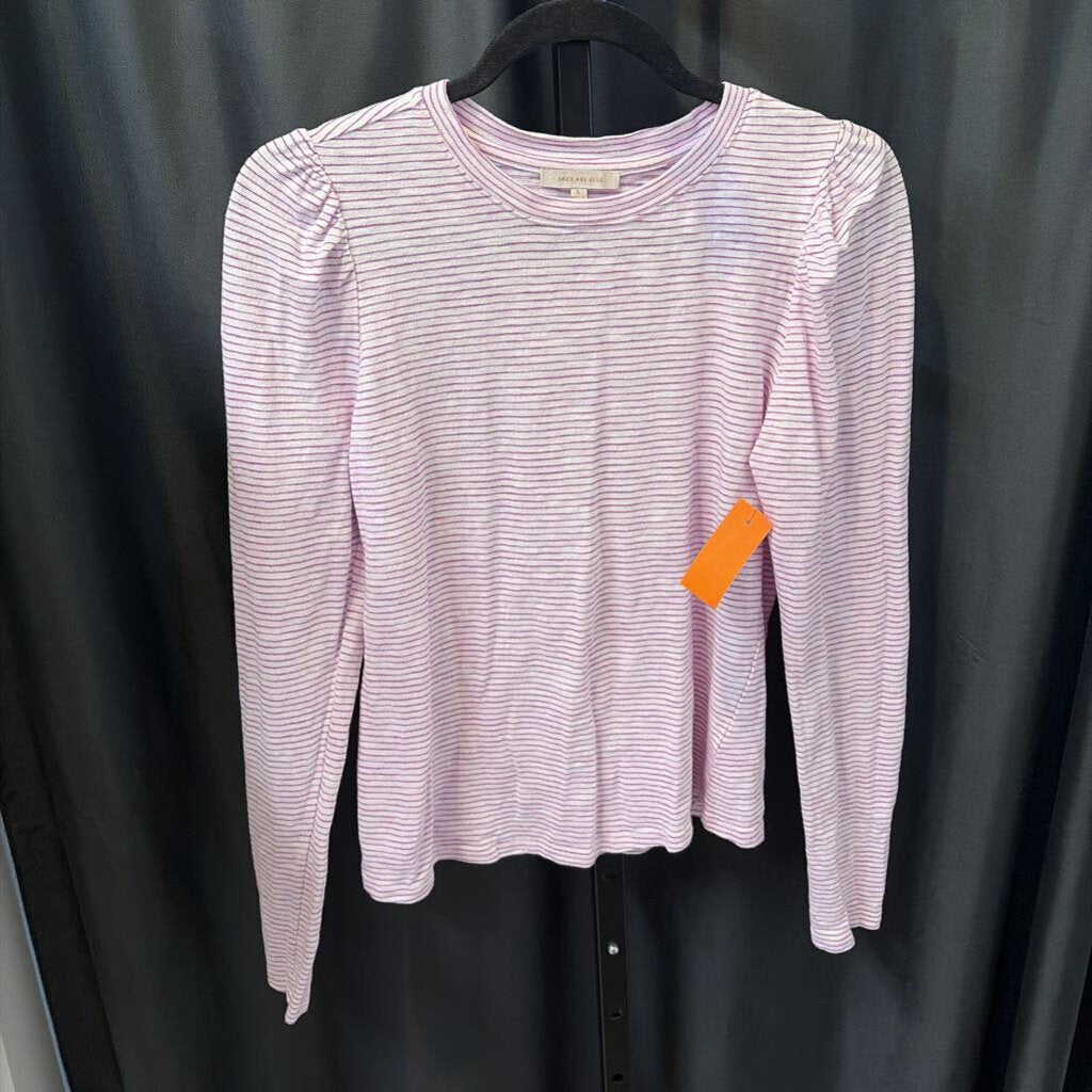 Skies Are Blue L/S Stripe TOPS Small