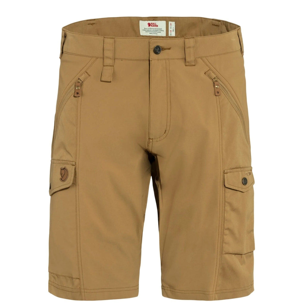 FJALLRAVEN Men's Abisko Outdoor Shorts Size 30- 31 Brown Tan Cargo G-1000 NWOT