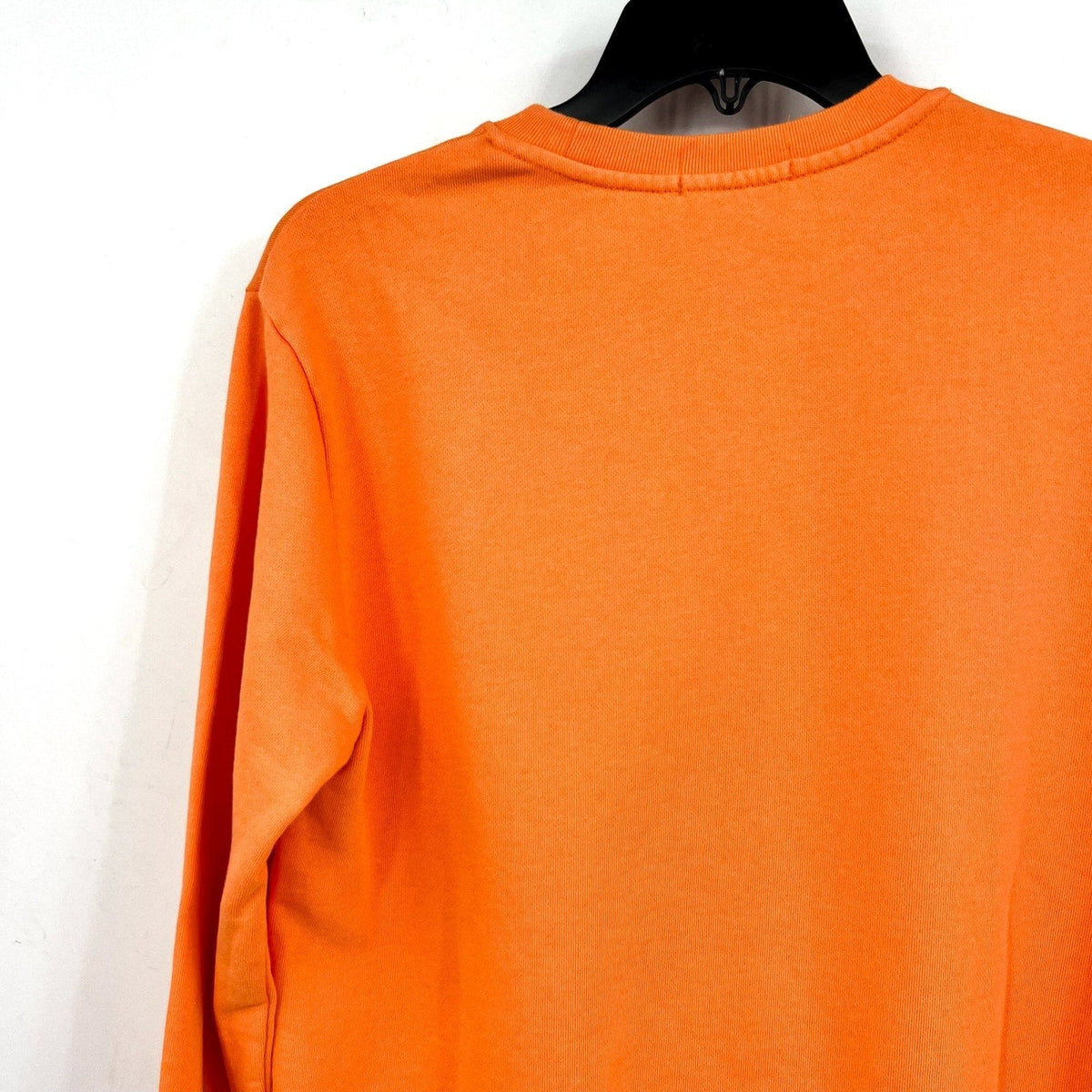 POLO RALPH LAUREN Men's Loopback Fleece Sweatshirt Small Orange Crewneck NWT