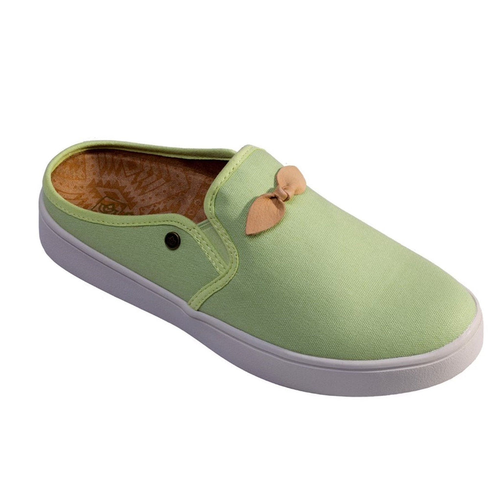 Spenco Womens Audrey Casual Slides Size 7.5 Green Slip On Sneaker Mules NIB