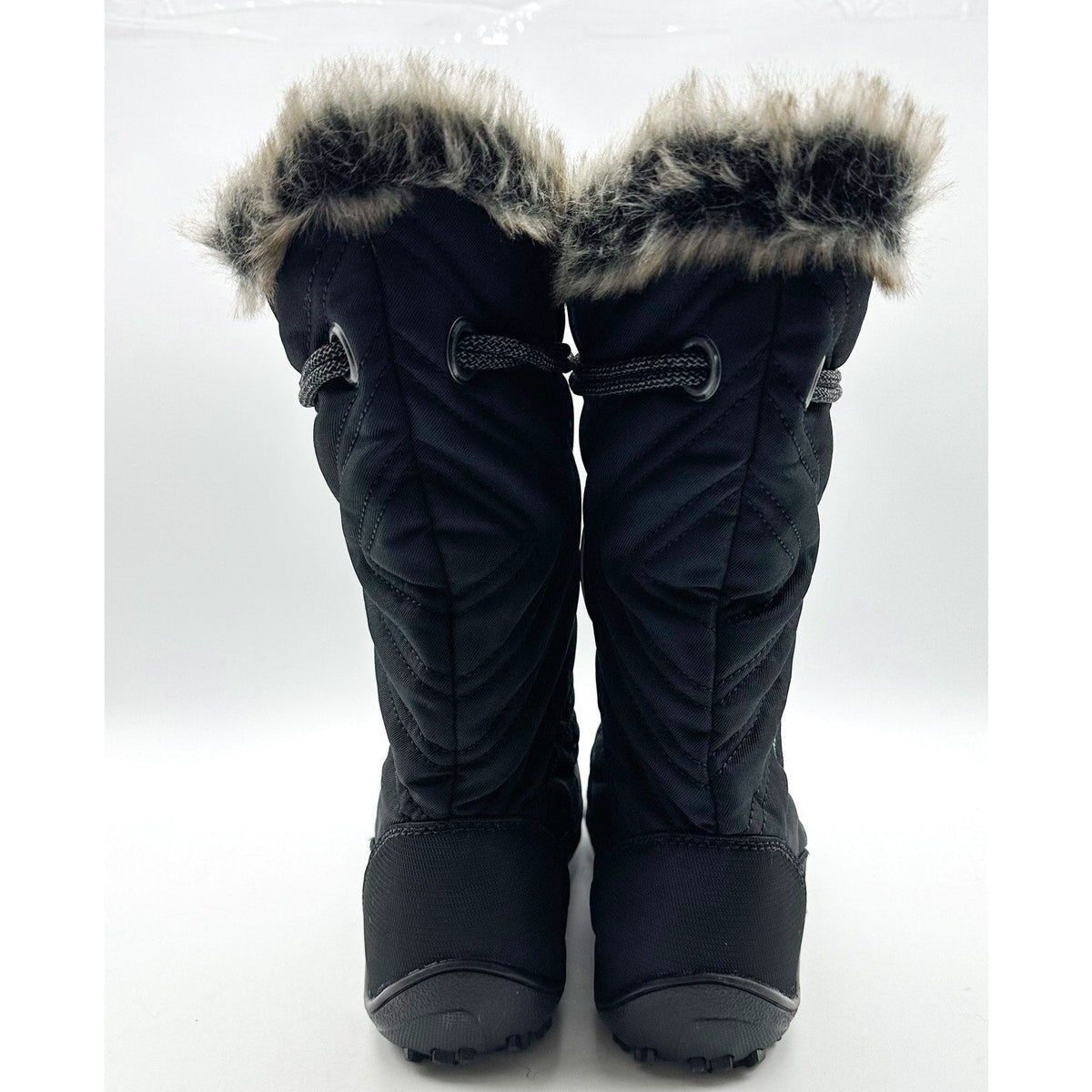 COLUMBIA Womens Minx Mid III Snow Boots Size 5 EU 36 Black Waterproof NWT