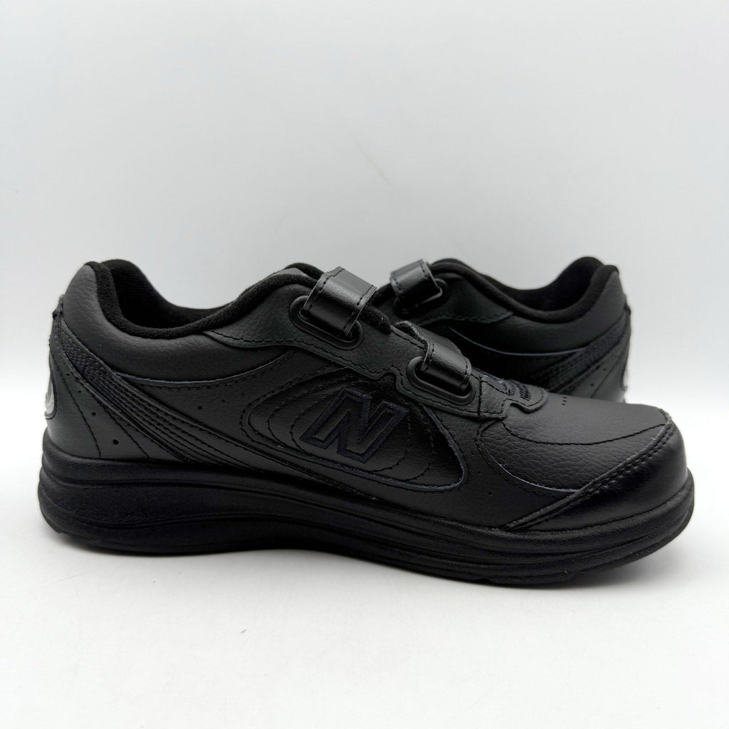 New Balance Womens 577 Walking Sneakers Size 7 EU 37.5 Black Hook-and-Loop NIB