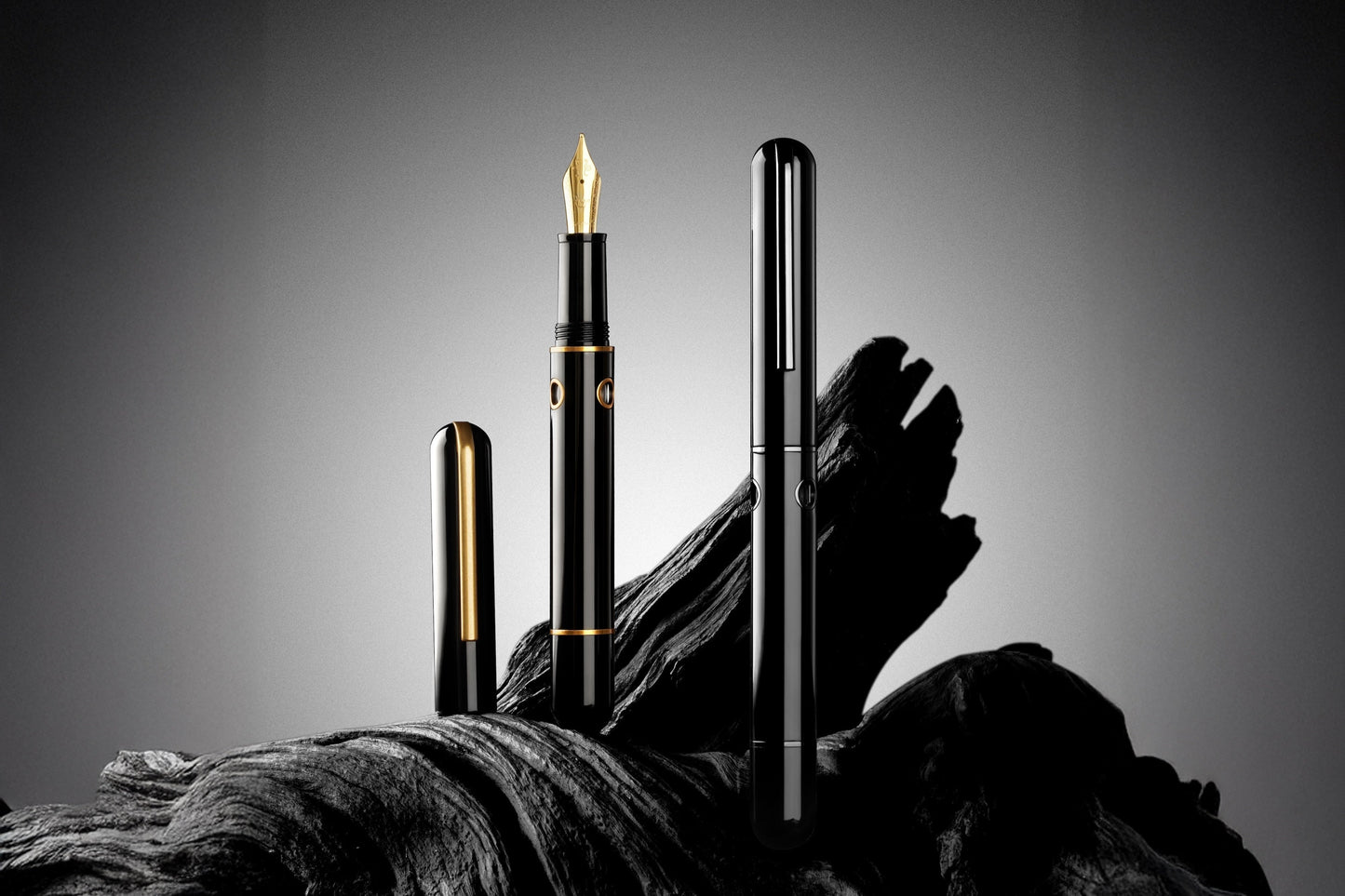 Nahvalur Nautilus Cephalopod Black Ebonite Fountain Pen