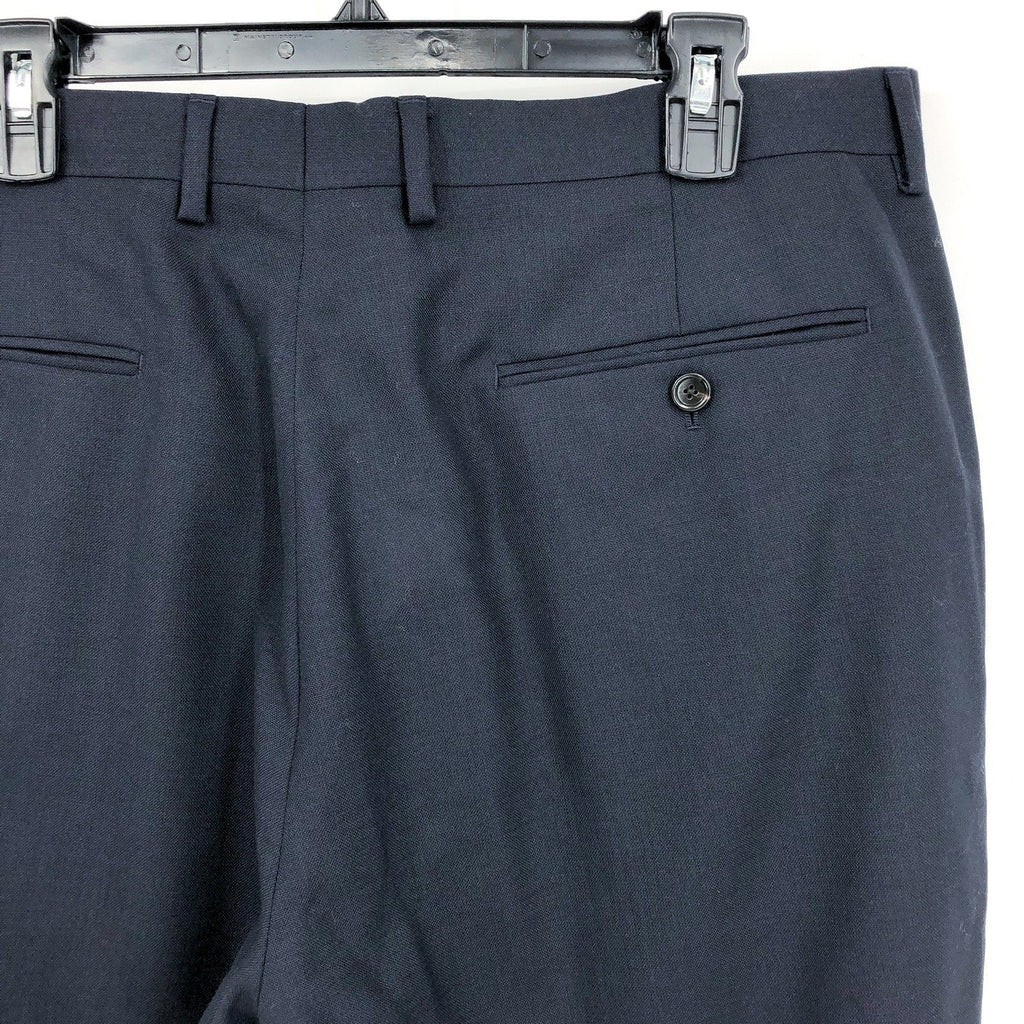 J.CREW Mens Crosby Classic-Fit Suit Pants 36x34 Navy Blue Italian Wool BM135 NWT