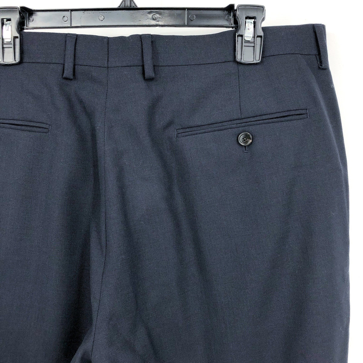 J.CREW Mens Crosby Classic-Fit Suit Pants 36x34 Navy Blue Italian Wool BM135 NWT