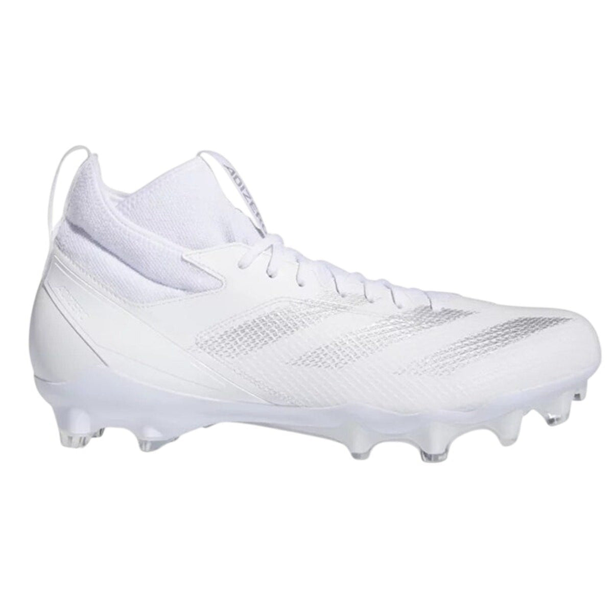 Adidas Mens Adizero Impact Football Cleats Size 9 White Athletic IF2475 NWOB