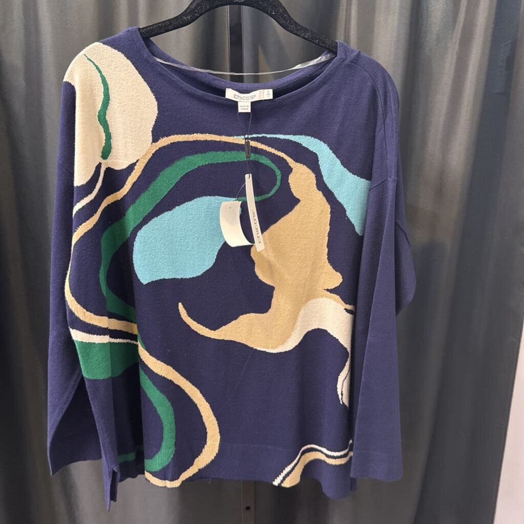 Chicos NWT Print SWEATERS 2