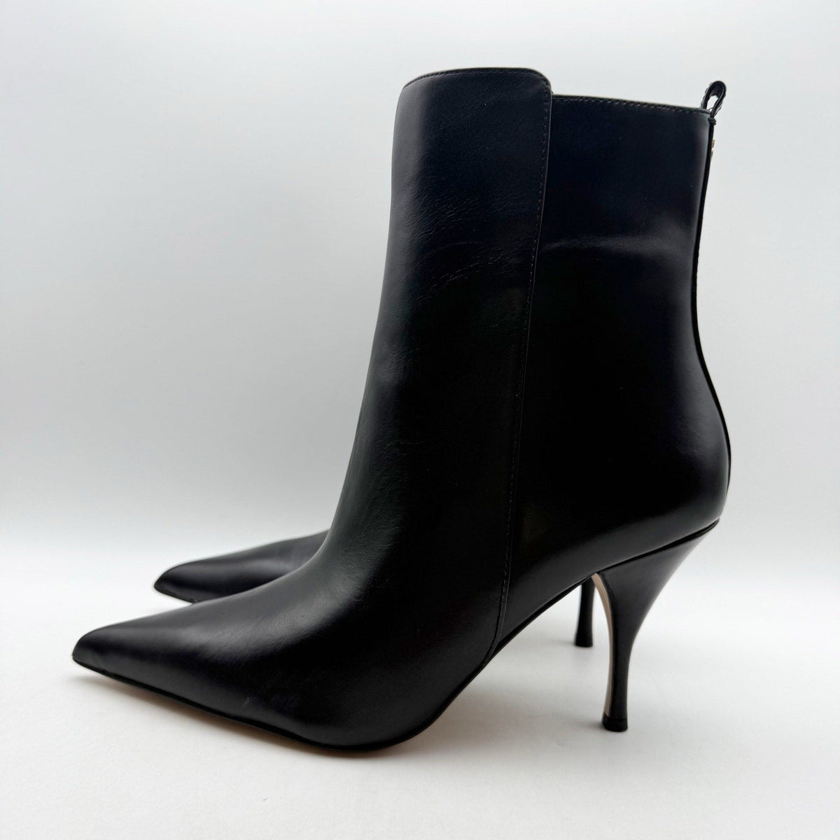 Vince Camuto Womens Poise Ankle Boot Size 9.5 M EU 41 Black Leather Heels NIB