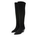 Sam Edelman Women Julee Over The Knee Boot Size 6 M Black Suede Leather NWOB