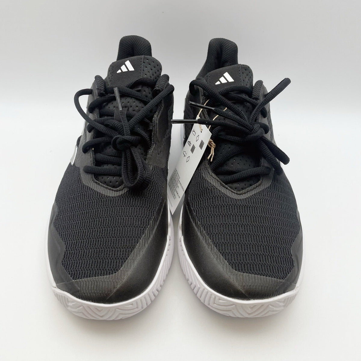 Adidas Women's CourtJam Control Athletic Shoes Size 9.5 Black White Tennis NIB