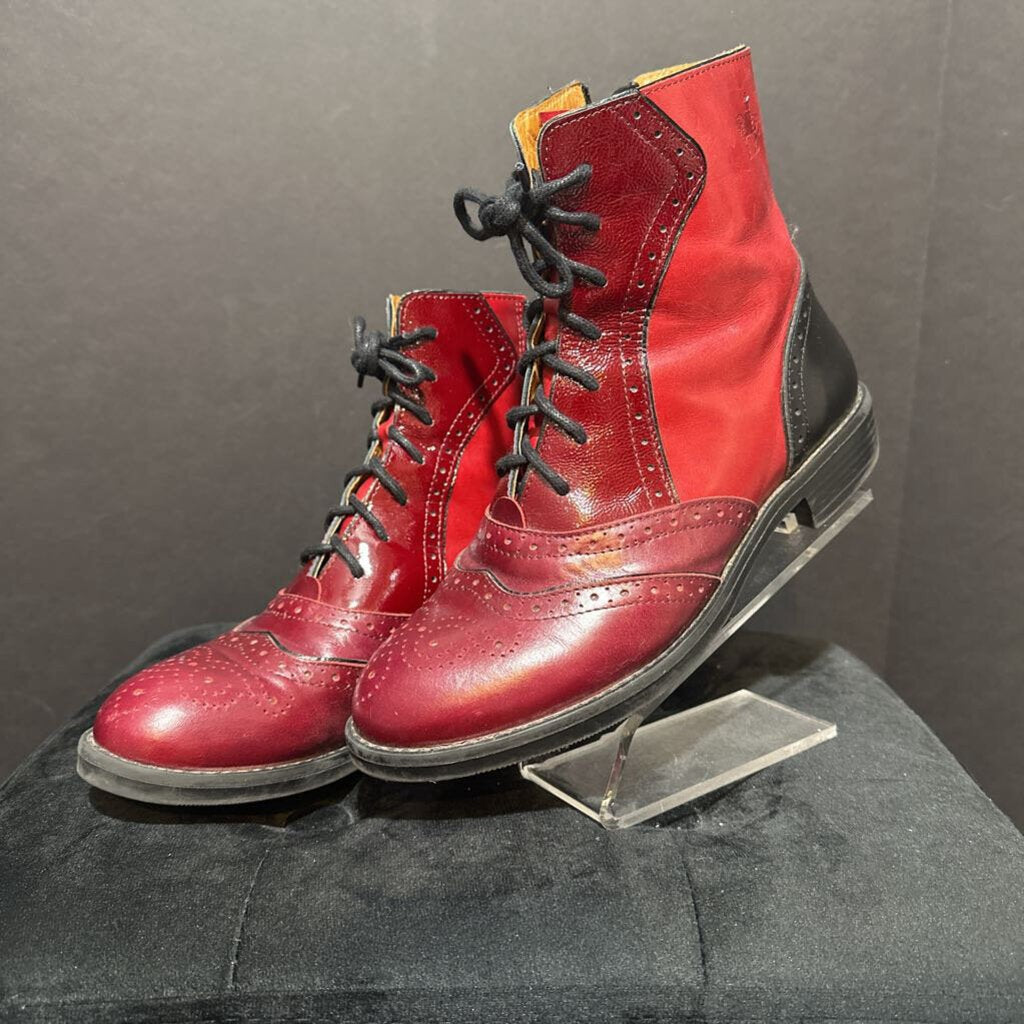 Embassy London Leather Combat BOOTS 39