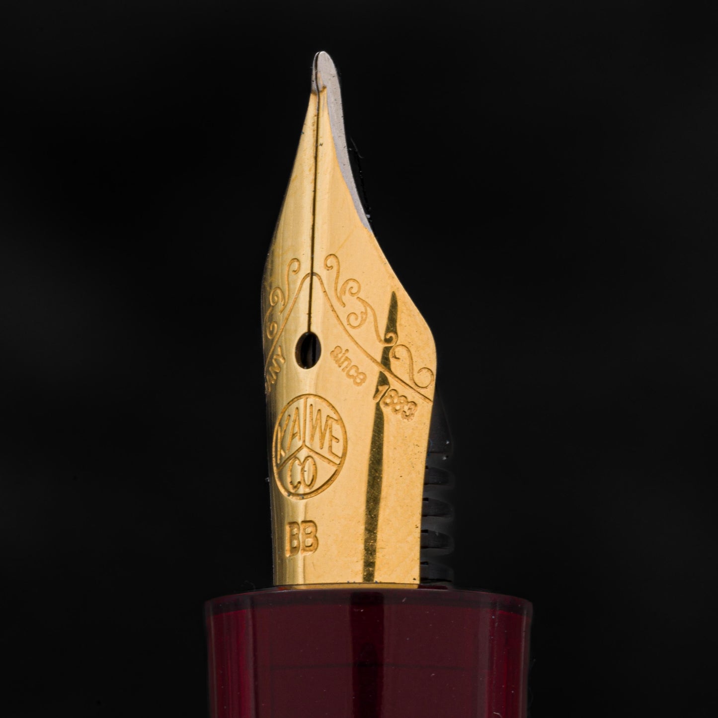 Kaweco Sport Fountain Pen Carmine - Galen Leather SE
